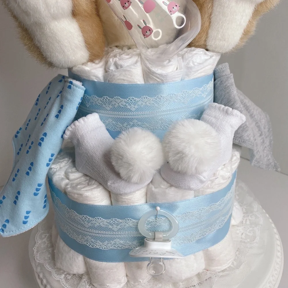 Easter Bunny Diaper Cake